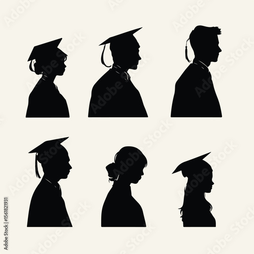 graduation cap silhouette