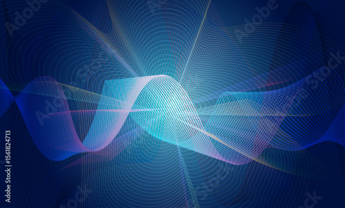 abstract wave strip Background