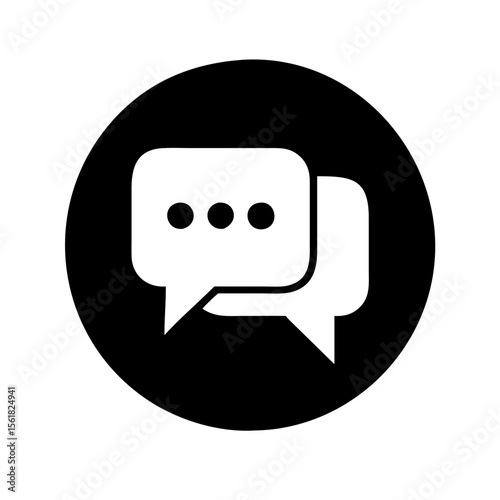 Round Messenger App Icon
