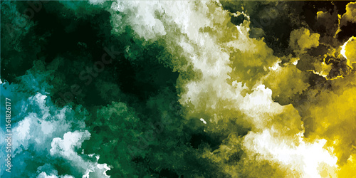 A purple and black backdrop with abundant smoke rising from both the top and bottom corners. abstract vintage randomly painted canvas, fabric with color paint spots and blots texture for design	