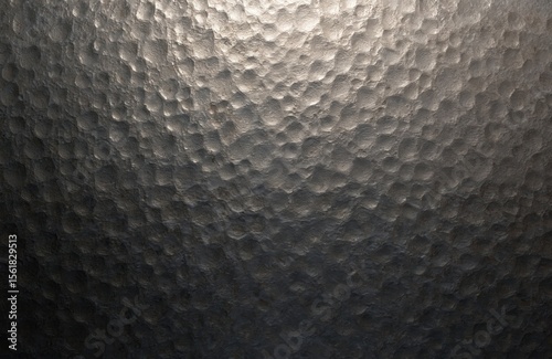 Abstract hammered metal texture background. Silver, grey steel plate with irregular pattern. Industrial design, rough, rugged, metallic surface, high-quality photo. Suitable for various design