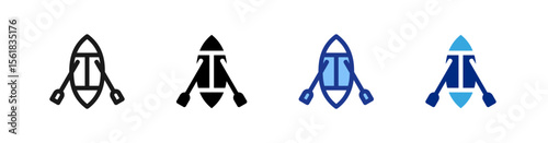 Kayak icons set.eps