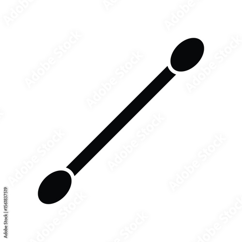 cotton swab icon vector design template simple and clean