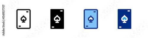 Poker card icons set.eps