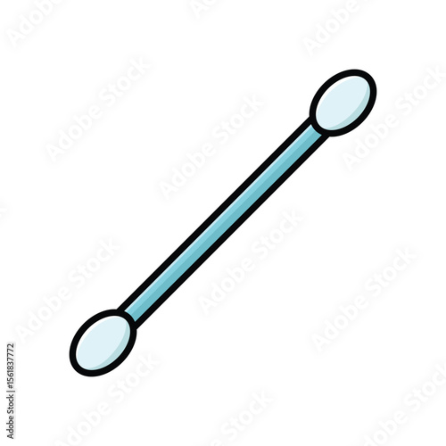cotton swab icon vector design template simple and clean