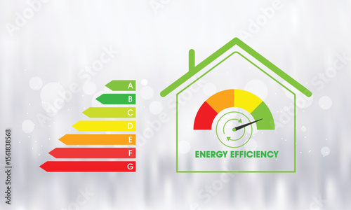 Green eco house concept icon: A symbol of sustainable real estate and energy-efficient building design