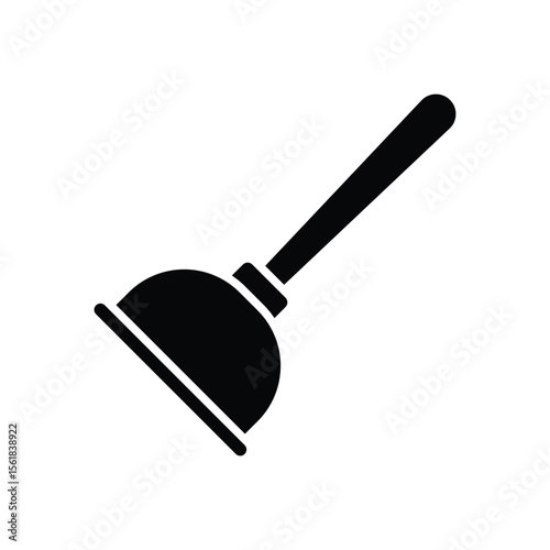 plunger icon vector design template simple and clean