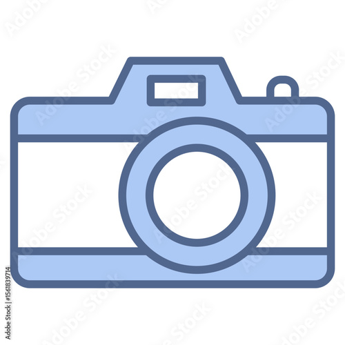 Digital Camera Blue Icon