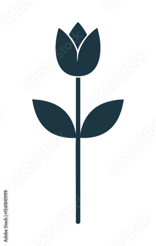 Kwiat tulipan ikona