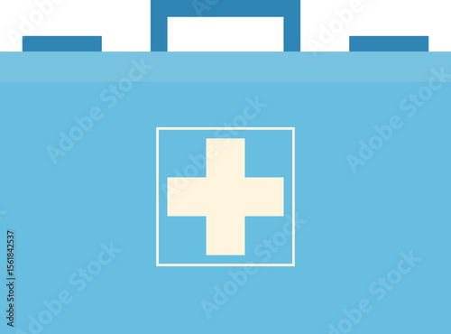 Healthcare Vector Illustration. Flat Design. Abstract Medical Concept. Vector Isolated.