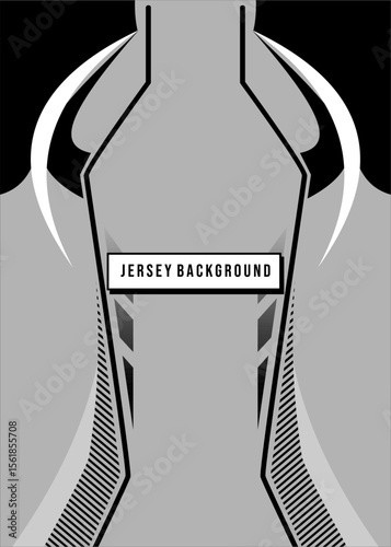 Jersey futuristic grey armor paneling gives this jersey a sleek, tech‑inspired edge.
