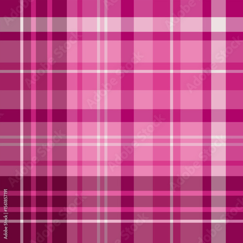 Seamless pattern with pleasant bright pink colors for plaid, fabric, textile, clothes, tablecloth and other things. Vector image.