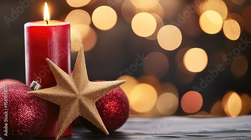 Christmas, candle ,decorations