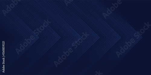 Symmetrical Chevron Lines Gradient Background in Dark Navy Blue with Subtle Light Blue Tones Creating a Sophisticated and Modern Geometric Pattern