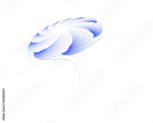 abstract blue wave background Design Element Wave Lines Guilloche curve line Background circle for Pattern branding Frame border certificates, diplomas