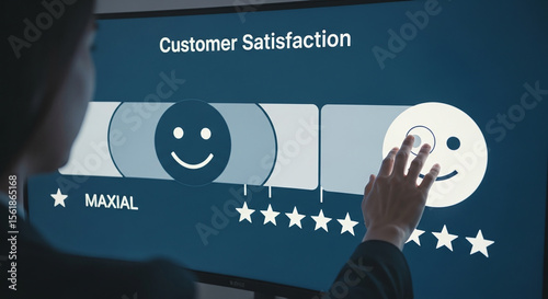 Customer Satisfaction Online Service Rating Five Stars
