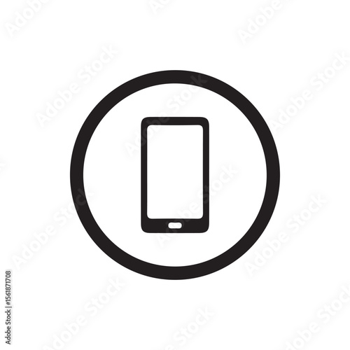mobile phone icon vector illustration