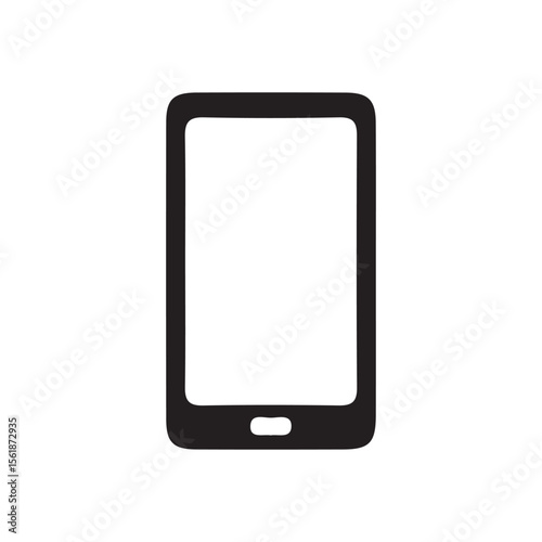 smart phone isolated on white background