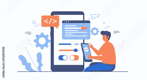 Mobile Application Development Process For Programmer Creating New App