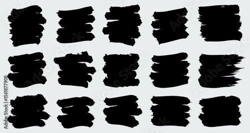 Ink Brush Strokes: Capturing the essence of creativity with bold and expressive ink brush strokes, offering a versatile resource for graphic designers.