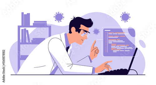 Researcher Developing Innovative Solutions To Combat Viral Outbreaks At His Workplace