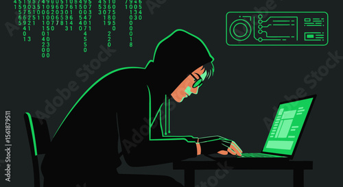 Cybernetic Espionage Enigmatic Hacker Exploiting System Vulnerabilities For Data Theft