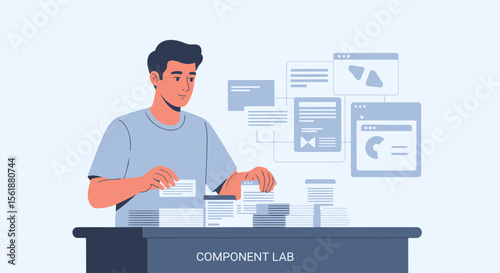 Developer Building User Interface Using Component Based Development Methodology