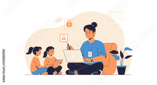 Digital Safety Education For Children With Online Security Awareness Guidance