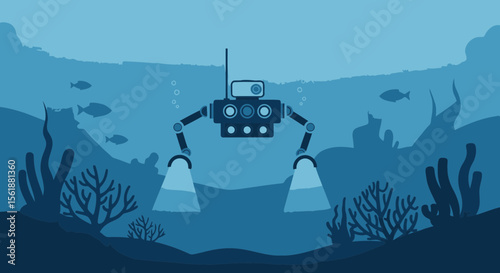 Underwater Exploration Robot Finds New Discoveries Beneath The Azure Sea