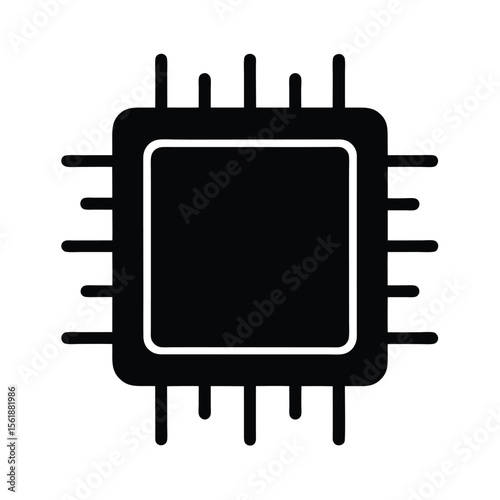 Layered Cone Graphic, Abstract Minimalist Black and White Vector for Data, Growth Concept, Structure, and Infographics