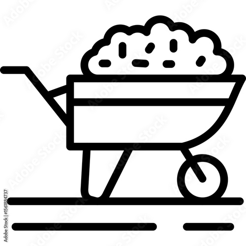 Wheelbarrow Icon