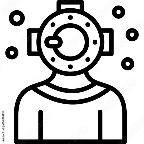 Diving Helmet Icon