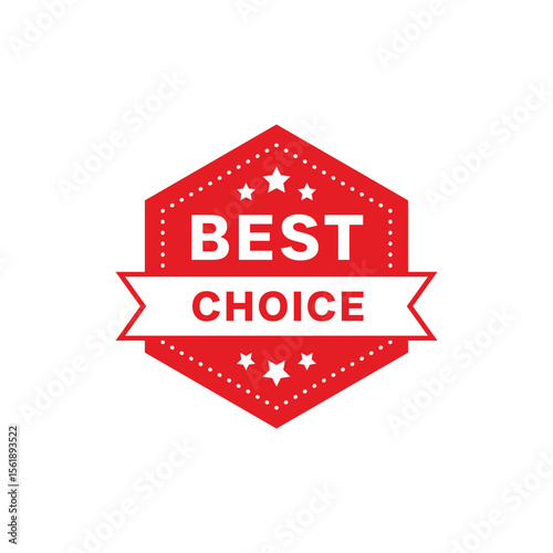 Best choice vector stamp sticker icon