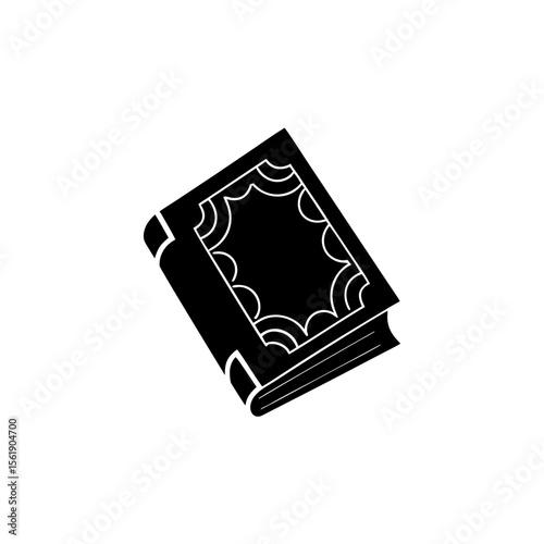 creative details Outline silhouette closed book icon sign vector