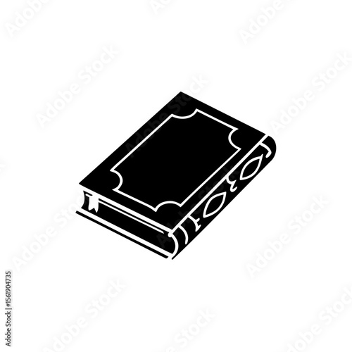 creative details Outline silhouette closed book icon sign vector