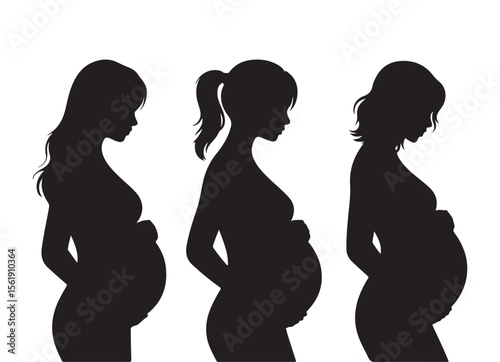 Collection of various fruits and vegetables in a stylized silhouette