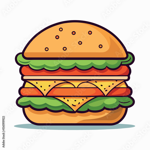 Fast food vector icon design