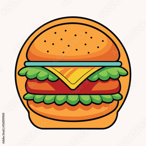 Fast food vector icon design
