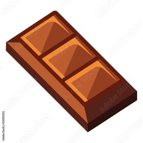 Chocolate bar with bite