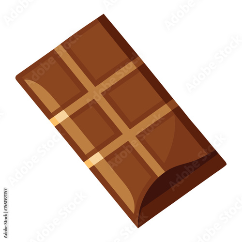 Chocolate bar with bite