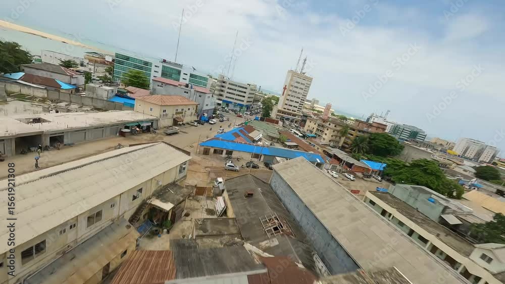 Afrique urbain Drone FPV