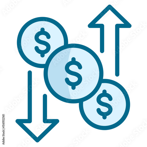 Cash Flow Risk Icon