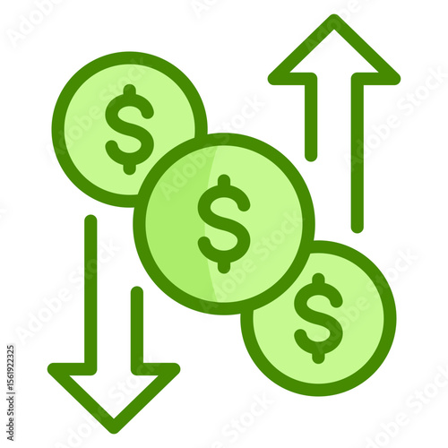 Cash Flow Risk Icon