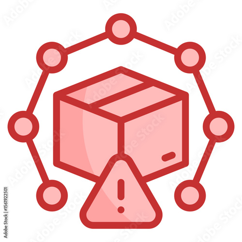 Supply Chain Disruption Icon