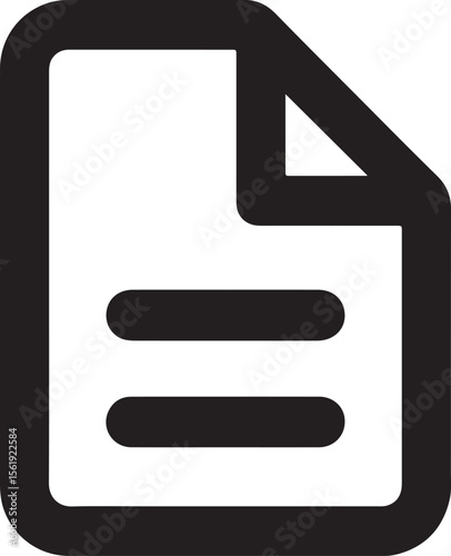 Minimalist black and white icon set featuring a single clean graphic design element with versatile application possibilities
