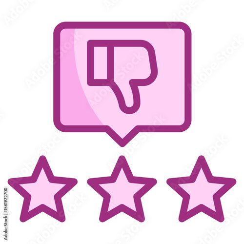 Negative Review Icon