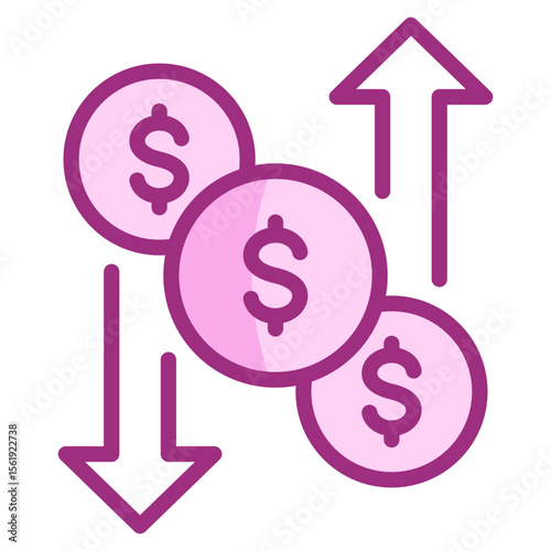 Cash Flow Risk Icon
