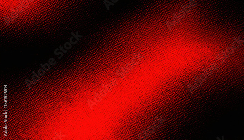 Black and red abstract grunge texture with halftone pattern