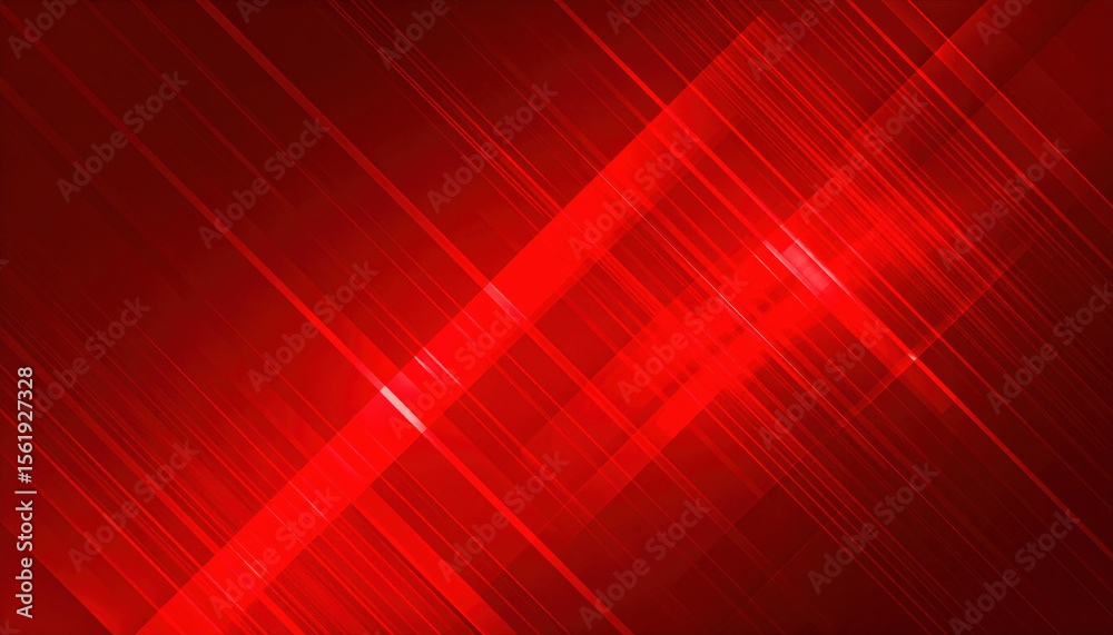 Fototapeta premium Abstract red background with dynamic lines creating vibrant atmosphere