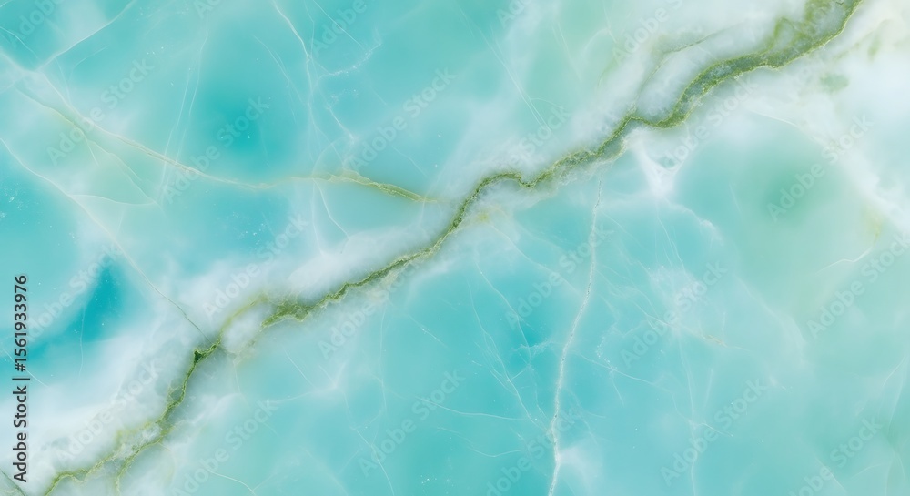 Obraz premium Stunning Aqua Blue Marble Texture High-Resolution Background Image